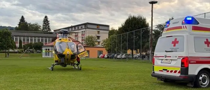 Der Verletzte wurde ins LKH Graz geflogen