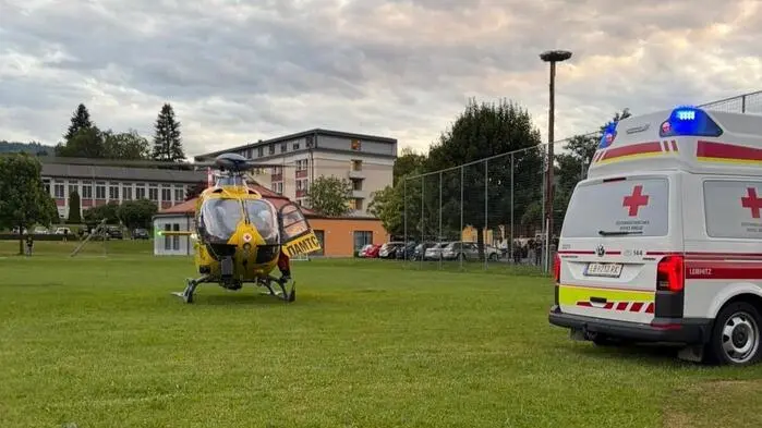 Der Verletzte wurde ins LKH Graz geflogen