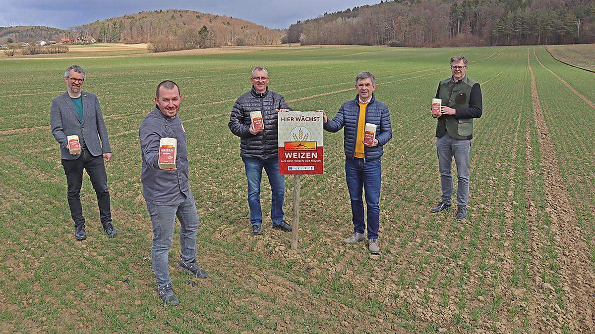 Michael Fend, Stephan Uller, Engelbert Uller, Franz Fartek und Bernhard Gitl