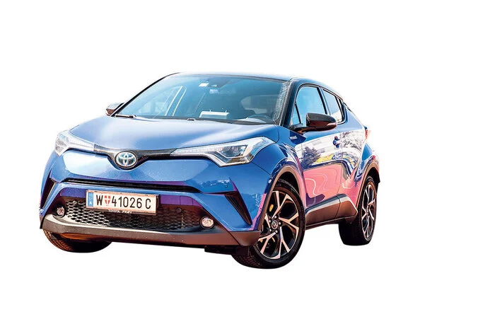 Toyota C-HR. Kleiner Crossover mit futuristischem Design und Hybridantrieb aus dem Prius.