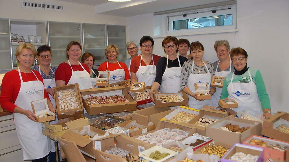 162 Kilo Kekse haben die Bäuerinnen in der Südoststeiermark gebacken
