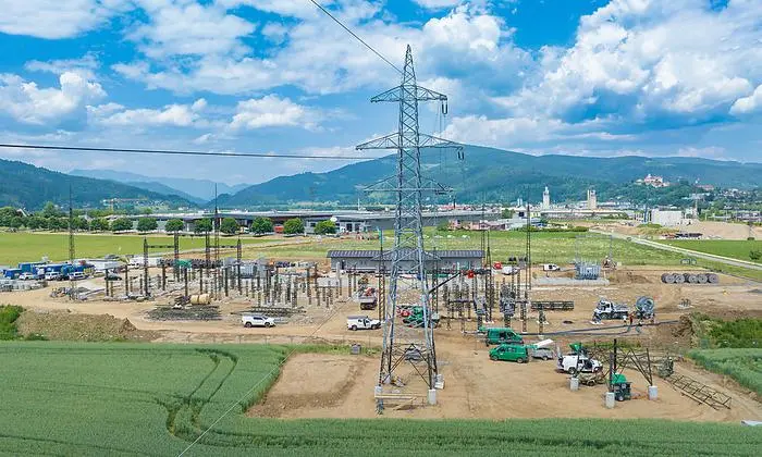 Der Bau des Umspannwerkes Treibach hat bereits begonnen