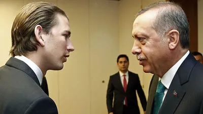 Derzeit auf Konfrontationskurs: Kurz und Erdogan