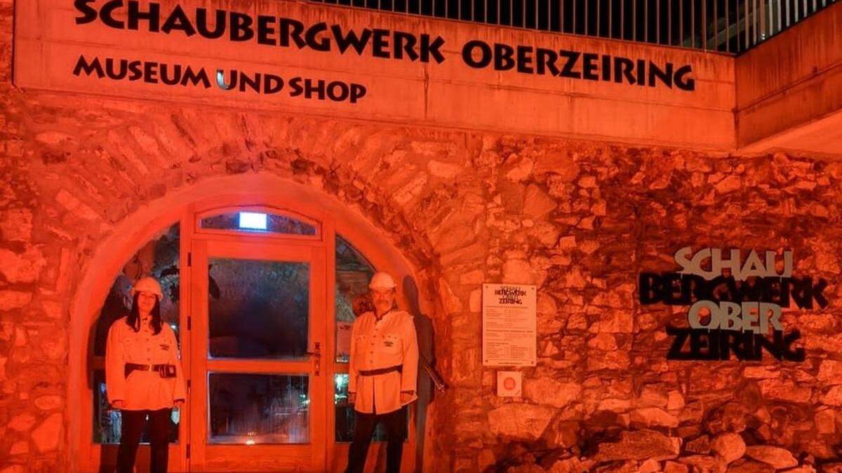 Auch das Schaubergwerk wird &quot;orange&quot;