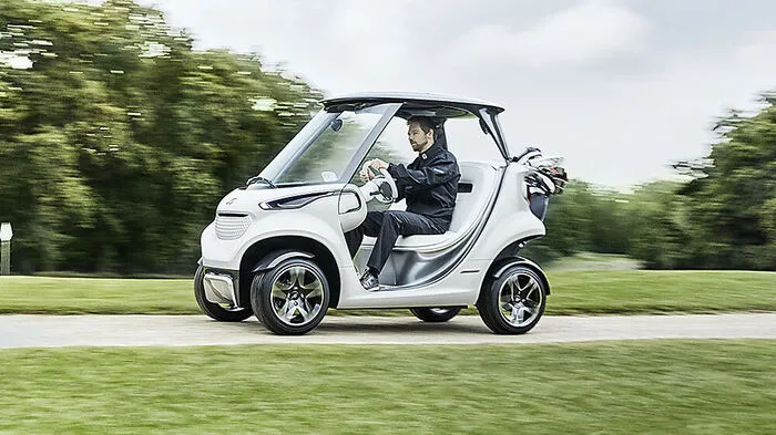 Mercedes hat ein Golf-Cart gestartet