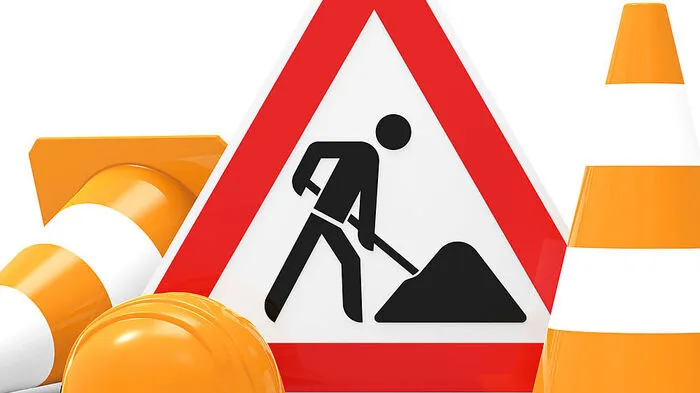 Baustelle auf der Großglockner Straße