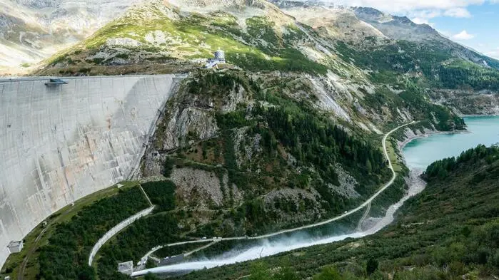 Der See hinter der Kölnbreinsperre wird bis November wieder aufgefüllt