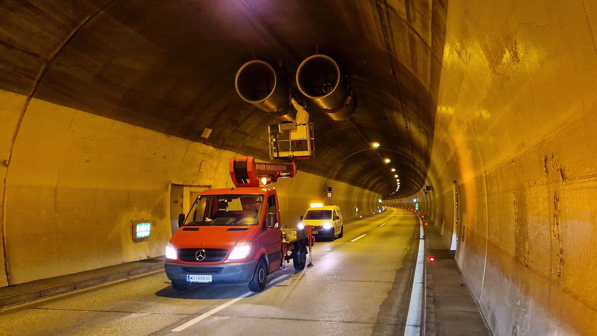 An zwei Tagen wird die A 2 Südautobahn im Bereich der Tunnelkette Pack gesperrt