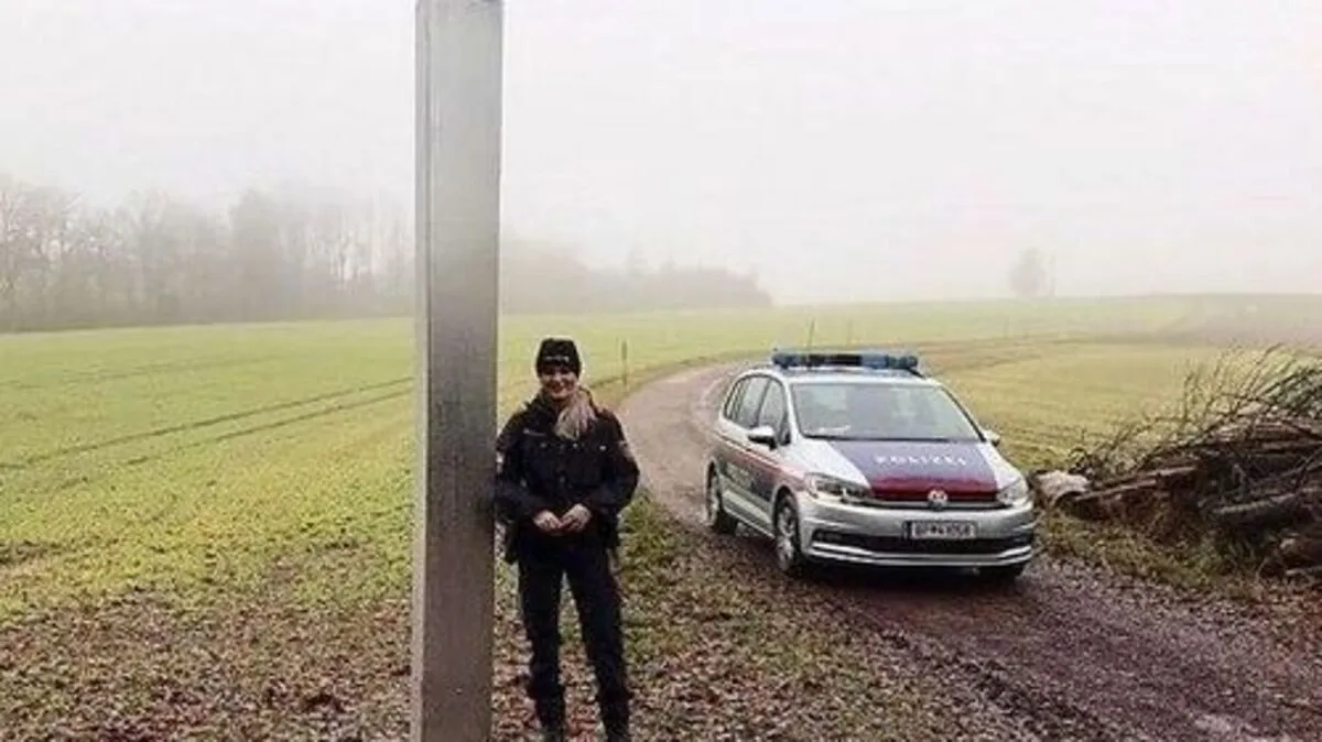 Mysteriöser Monolith auf Feld in Oberösterreich entdeckt