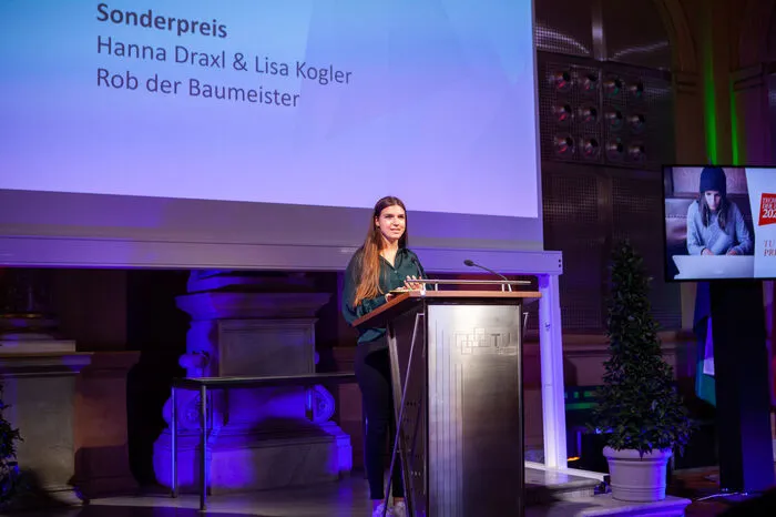 Einen Sonderpreis für das beste Schulprojekt gab es für Hanna Draxl