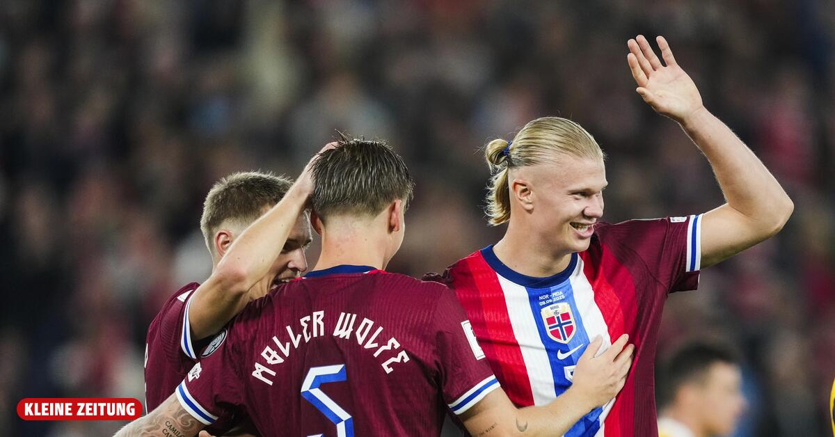 Haaland scores five goals! Norway celebrates 11-1 victory.