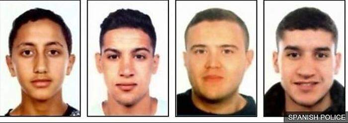 Gesucht: Moussa Oukabir, Said Aalla, Mohamed Hychami und Younes Abouyaaqoub