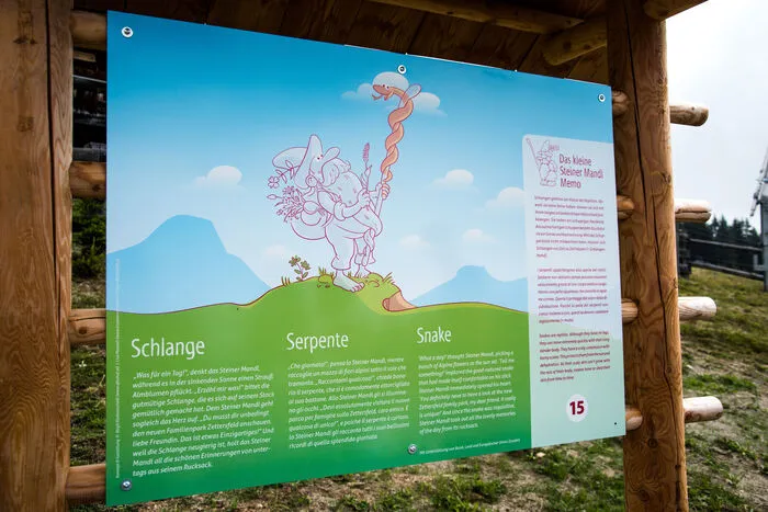 Jede Station trägt ihren Teil zur Gesamtgeschichte bei und lässt so auch Wissenswertes über die Tierwelt erfahren