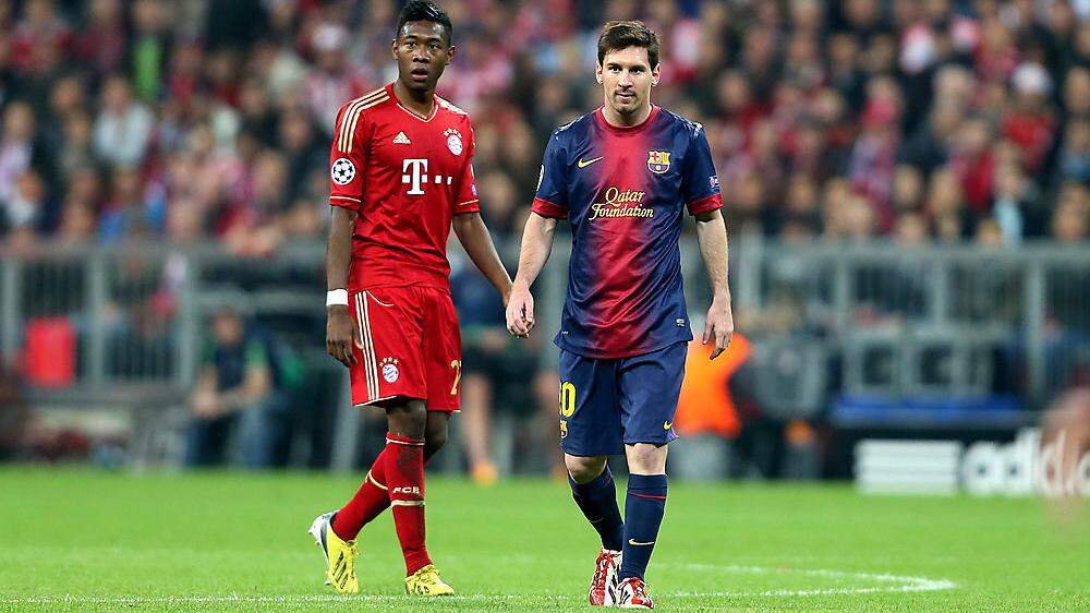 Bald zusammen im Dress von Barcelona? David Alaba und Lionel Messi
