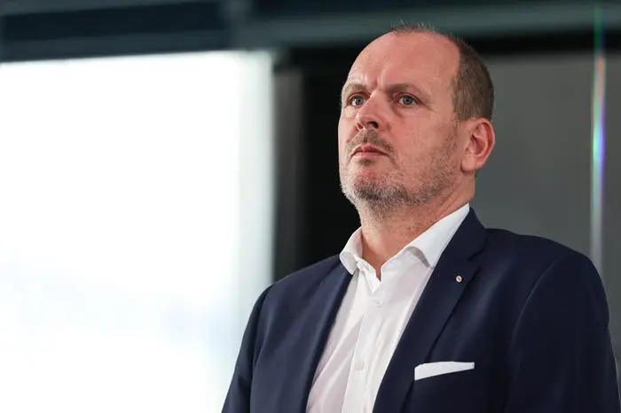 VIENNA,AUSTRIA,16.FEB.24 - SOCCER - OEFB, Oesterreichischer Fussball-Bund, press conference. Image shows Martin Scherb (OEFB).
Photo: GEPA pictures/ Armin Rauthner