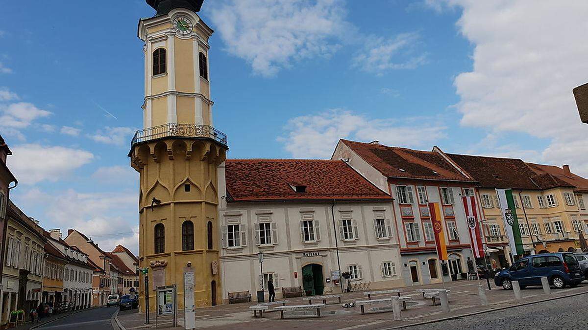 Am Bad Radkersburger Hauptplatz befindet sich auch der Kunst- und Genussladen von Petra Greifensteiner