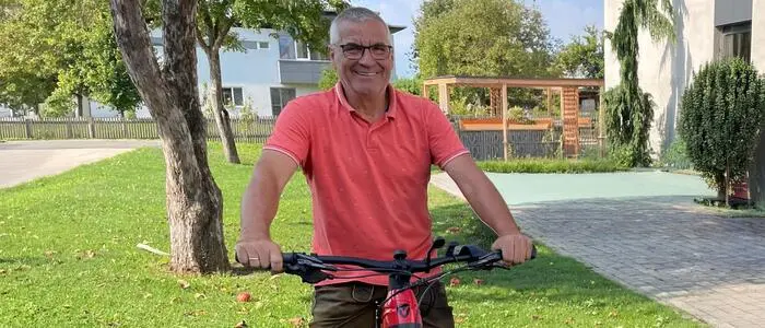 Erwin Hinterdorfer (65) war ÖBB-Bediensteter, ist Bürgermeister von St. Margarethen bei Knittelfeld und Vorsitzender der Mountainbike-Region Murtal