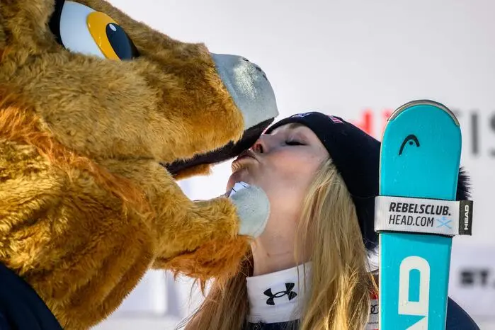 Da darf ein Bussi für das Maskottchen des Engadins bzw. von St. Moritz nicht fehlen