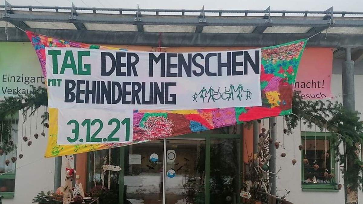 Die Lebenshilfe Bruck-Kapfenberg macht auf den Aktionstag aufmerksam