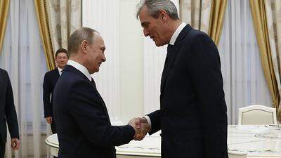 Wladmimir Putin mit Rainer Seele