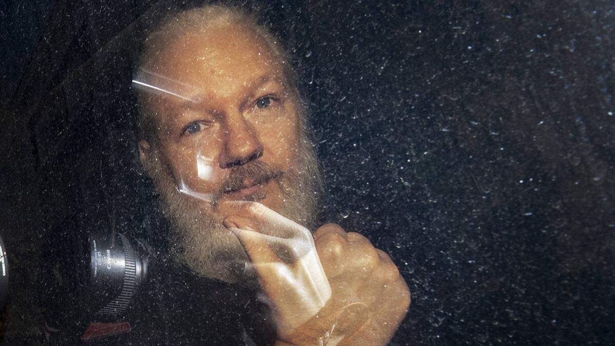 Julian Assange - das Foto stammt aus dem Jahr 2019