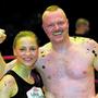 Regina Halmich und Stefan Raab boxten bereits 2001 und 2007 gegeneinander