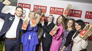 Strahlende Sieger bei der Gala 