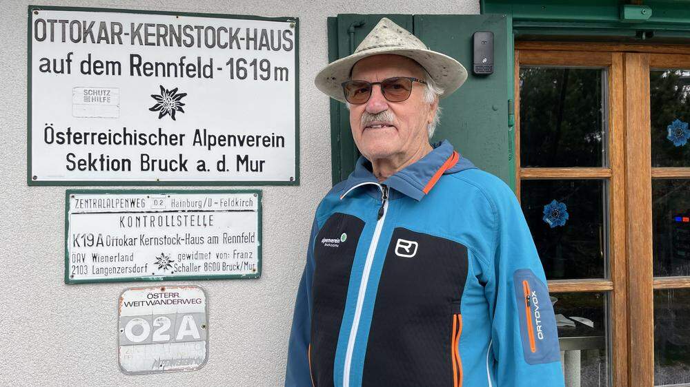 Alois Grubmüller (84) bestieg zum 1000. Mal das Brucker Rennfeld