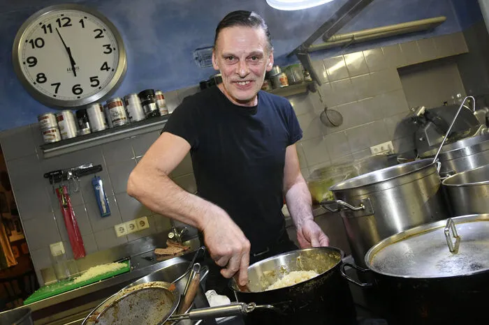 Josef Gasser in seinem Element