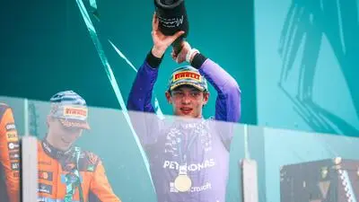 Da war kein Champagner darin: Kimi Antonelli