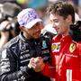 Zukünftige Teamkollegen: Lewis Hamilton und Charles Leclerc