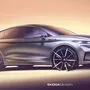 Erste Skizzen der Coupévariante des Škoda Enyaq