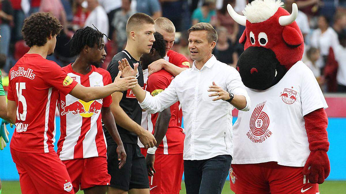 Am Donnerstag ist für Coach Jesse Marsch und die Bullen großer Lostag