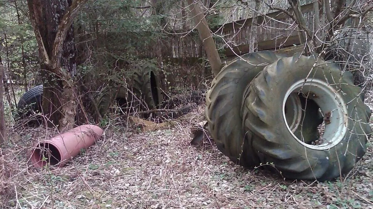 Diese Reifen gehören definitiv nicht in den Wald
