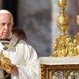 Papst Franziskus bei der Messe in Rom 