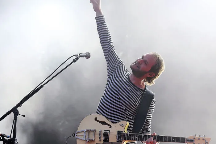 Auch das Konzert der Sportfreunde Stiller zuvor war eindeutig einer der Höhepunkte des Wochenendes. Das Trio - bestehend aus Peter Brugger (Bild), Florian Weber und Rüdiger Linhof - lieferte ein fulminates Konzert ab.