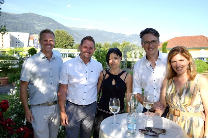 Karl Winkler, Norbert und Elisabeth Santner, Christoph Stückler mit Gattin.
