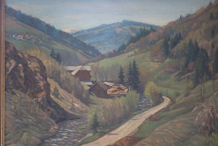 Kopie eines Bildes (Besitz Loike) des Betriebsgeländes vom Beginn des Betriebes