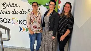 Kathrin Stern, Sabine Langer und Rita Resch von sozKom