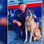 Gruppeninspektor Christian Uran und Polizeihund „Max“