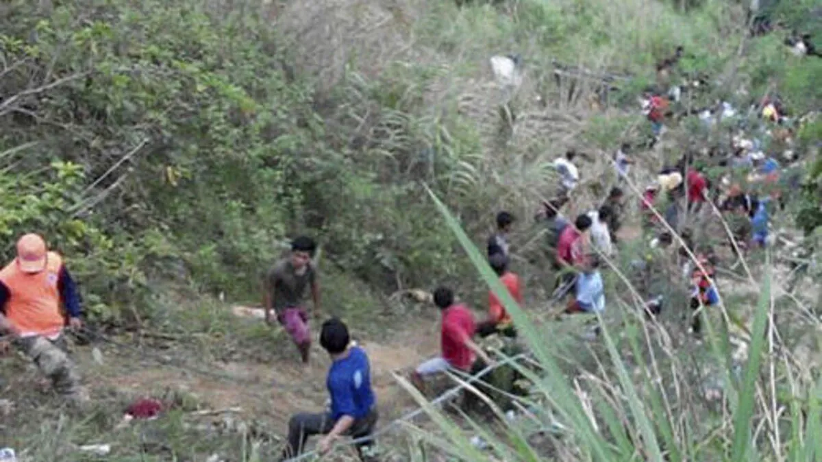 An der Unglücksstelle 