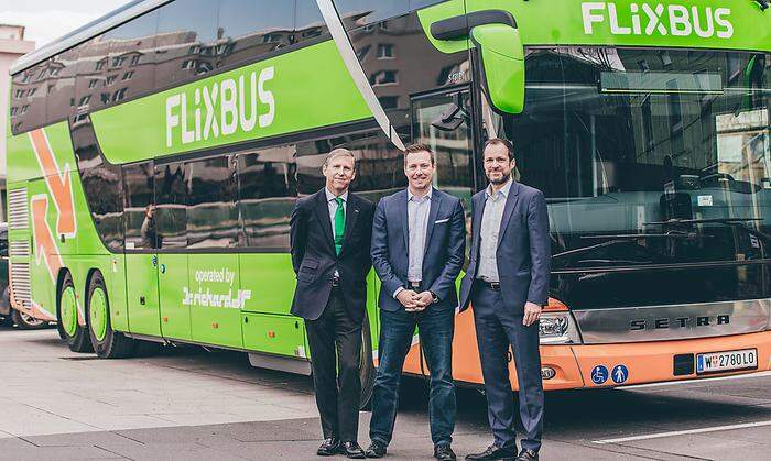 Fernbus-Allianz: Ludwig Richard, André Schwämmlein, Thomas Blaguss