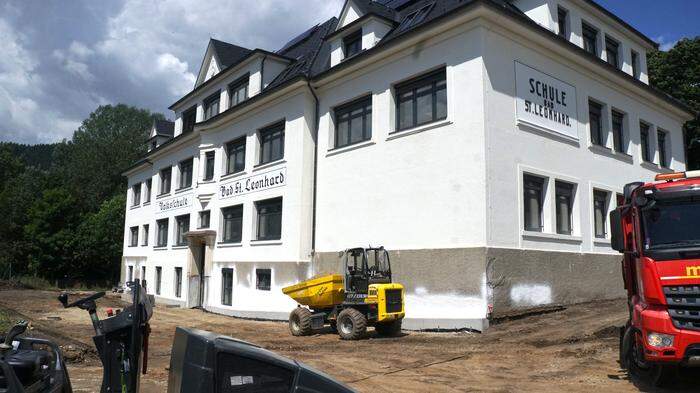 Die Renovierungsarbeiten an der Volksschule Bad St. Leonhard wurden planmäßig abgeschlossen