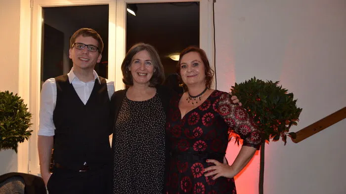 Empfangskomitee: Die KPÖ-Stadträte Robert Krotzer, Elke Kahr und KPÖ-Klubobfrau Claudia Klimt-Weithaler