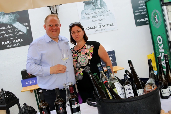 Der Weinexperte Norbert Radocha präsentierte seine erlesenen Weine.
