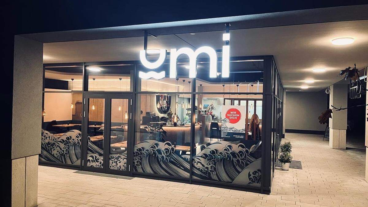 Das Lokal Umi begrüßt seit gestern Gäste in der Magazingasse in Klagenfurt