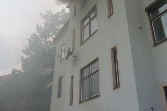 Die Rauchentwicklung war immens und der Keller musste mit Schaum geflutet werden.