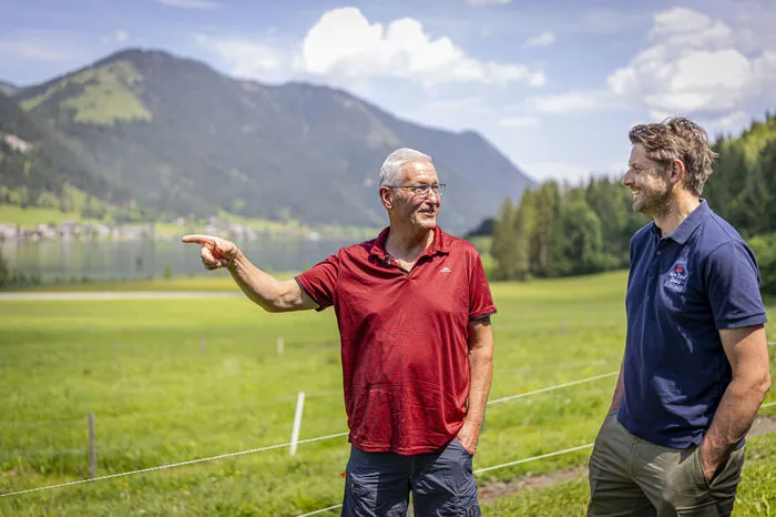Die rund 300 Hektar Grünland am Weißensee werden zu 90% biologisch bewirtschaftet.