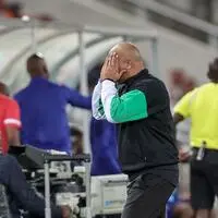 Nigerias Trainer Eric Chelle konnte das Ausscheiden nicht fassen