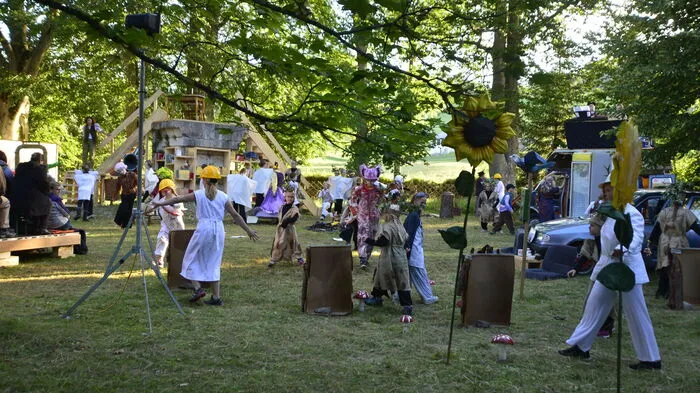 Rund 60 Akteure zeigten Anfang August in St. Lambrecht "Es war einmal dreimal".